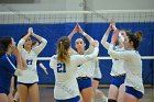 VB vs MHC  Wheaton Women's Volleyball vs Mount Holyoke College. - Photo by Keith Nordstrom : Wheaton, Volleyball, VB